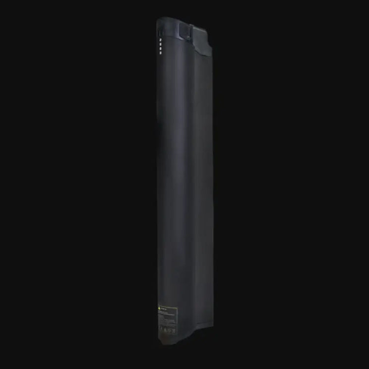 The removable battery for the Hygge Nivø Hybrid Electric Bike 250W shown against a dark background.