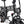 The black Hygge Sorø electric bike front suspension fork with integrated LED headlight for improved comfort and visibility.