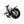 Hygge Vester folding electric bike folded for compact storage with fat tyres and sturdy frame design.