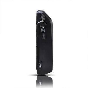 Hygge Vester electric bike removable battery pack with key lock system for secure and convenient charging.