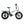 Hygge Vester folding fat tyre electric bike in white with compact frame, rear rack and wide tyres.