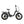 Hygge Vester step-through electric bike in black with low frame side profile.