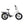 Hygge Vester step-through electric bike in white with low frame side profile.