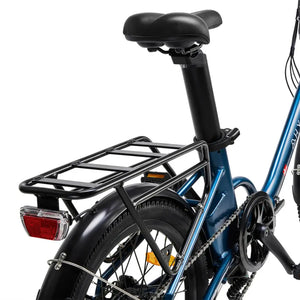 Hygge Virum electric bike rear rack and cargo setup designed for commuting, carrying bags, and daily utility use.