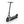 Angled view of the InMotion S1 folding electric scooter in black, showcasing its sturdy build and front suspension.