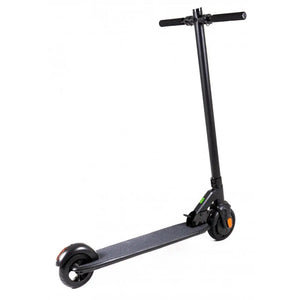 Side view of the Li-Fe Life 200 electric scooter with slim frame, compact deck, and lightweight foldable design.