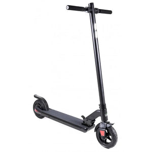 Front view of the Li-Fe 350 Plus electric scooter showing its slim frame and standing deck.