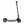 Side view of the Li-Fe 350HC electric scooter 350W in black, showing deck, wheels, and upright design.