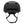 Front view of the Livall C20 smart cycle helmet in matte black, showcasing its front vents and chin strap.