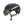 Side view of the Livall L23 smart urban cycling helmet with integrated visor, LED rear light, and adjustable brown strap.