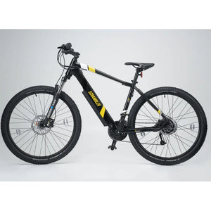 Side profile view of the Mark2 Scrambler lightweight hardtail eMTB on a white background.