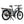 Side profile view of the black Revom ECargo 2.3 electric bike featuring a front basket and rear wooden plates.