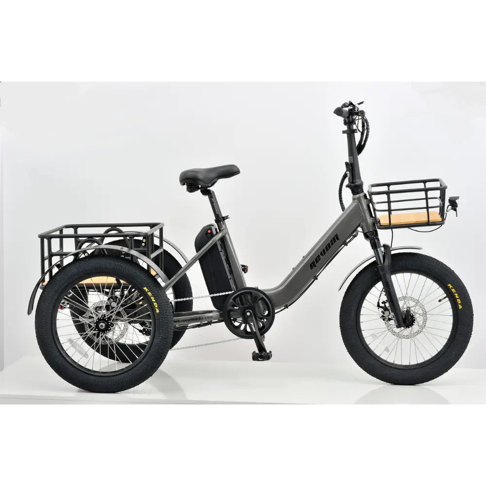 Revom T1F Folding Urban Electric Tricycle Cargo Bike 250W Space