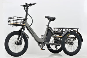 Revom T1F Folding Urban Electric Tricycle Cargo Bike 250W