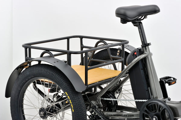 Revom T1F Folding Urban Electric Tricycle Cargo Bike 250W