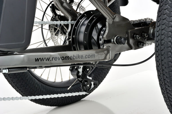 Revom T1F Folding Urban Electric Tricycle Cargo Bike 250W