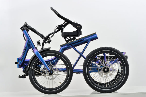 Revom T4 Semi Recumbent Electric Tricycle Cargo Bike 250W