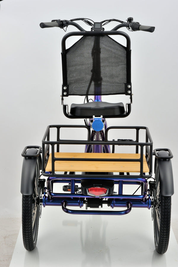 Revom T4 Semi Recumbent Electric Tricycle Cargo Bike 250W
