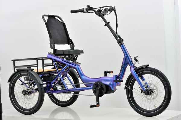 Revom T4 Semi Recumbent Electric Tricycle Cargo Bike 250W