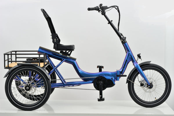 Revom T4 Semi Recumbent Electric Tricycle Cargo Bike 250W