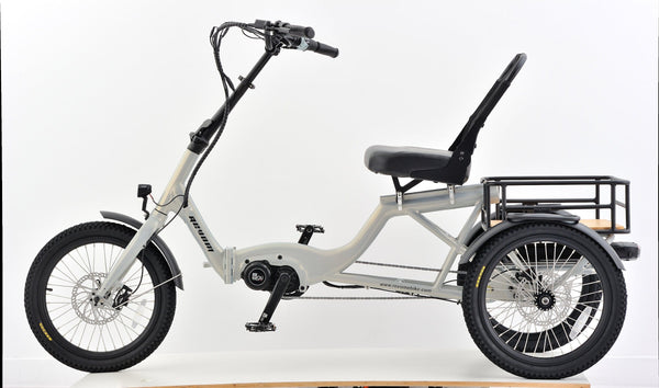 Revom T4 Semi Recumbent Electric Tricycle Cargo Bike 250W