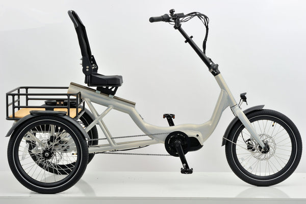 Revom T4 Semi Recumbent Electric Tricycle Cargo Bike 250W