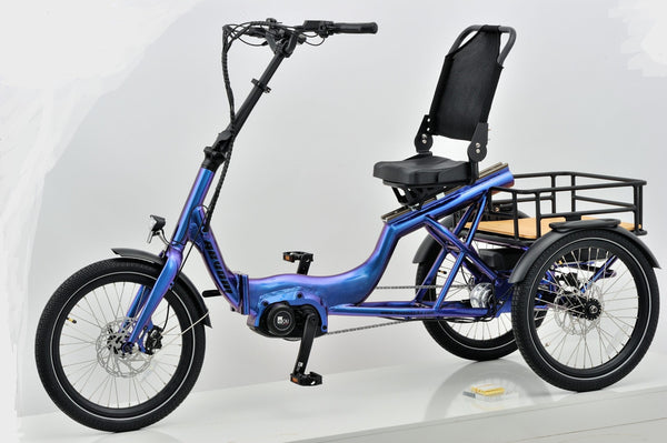 Revom T4 Semi Recumbent Electric Tricycle Cargo Bike 250W