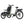 Rear angled view of the Revom T5 electric trike showing the battery, rear rack and passenger seat