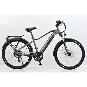 Full side view of the Revom U2 All-Terrain electric bike with step-through frame and 27.5-inch wheels.
