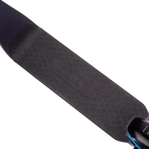 Non-slip standing deck of the Riley RS1 V2 Electric Folding Scooter 350W showing textured grip surface.