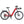 Side view of the Wisper Wayfarer H7 Hub Drive Step Through Electric Bike 250W in red, shown with a mounted front rack, step-through frame, and suspension fork for everyday commuting.