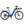 Wisper Wayfarer H7 Hub-Drive Step-Through Electric Bike 250W in blue featuring front rack upgrade for added cargo capacity.