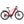 Wisper Wayfarer H9 red hub-drive adventure electric bike with crossbar frame and suspension fork side view